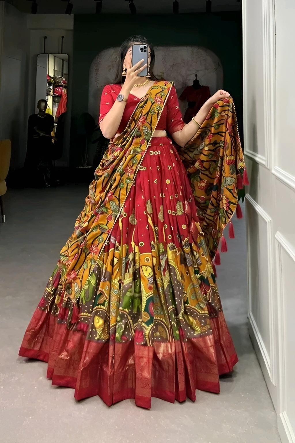 Patola Print Lehenga with Blouse – Diwali Special