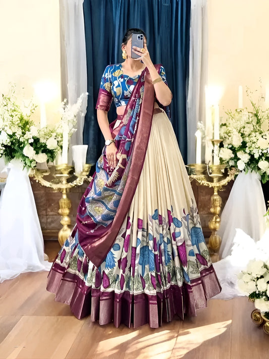 Dolla Silk Patola Lehenga Choli – Diwali Special