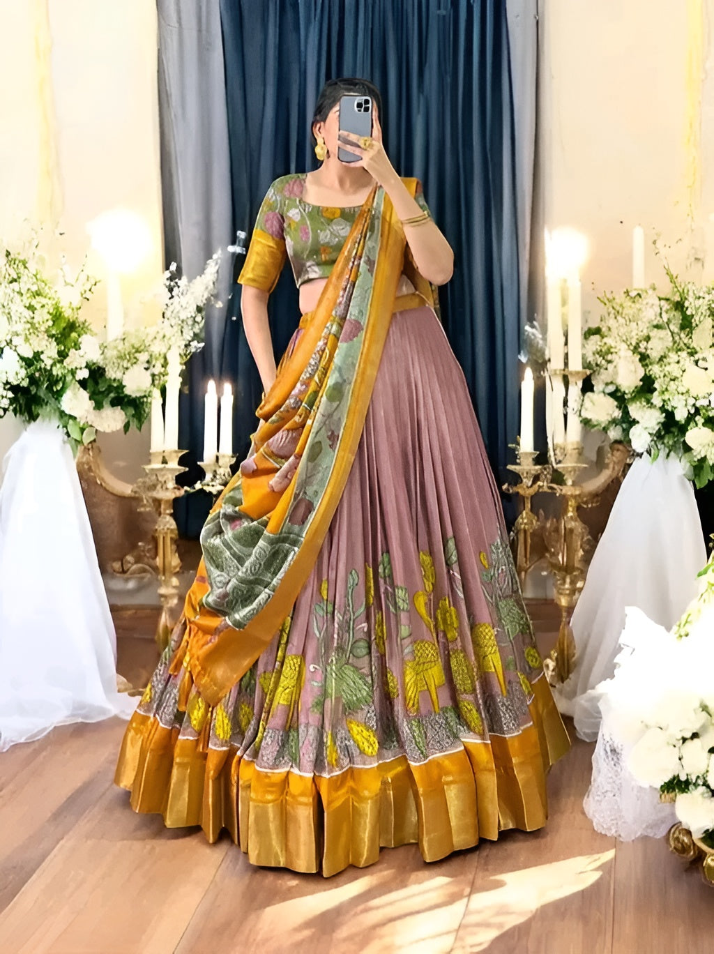 Dolla Silk Patola Lehenga Choli – Diwali Special