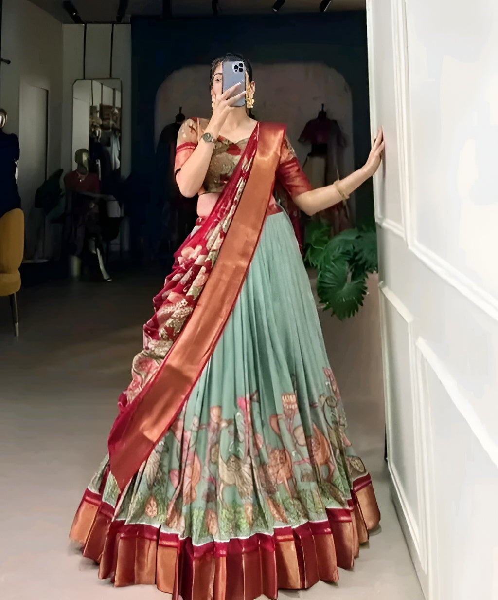 Dolla Silk Patola Lehenga Choli – Diwali Special