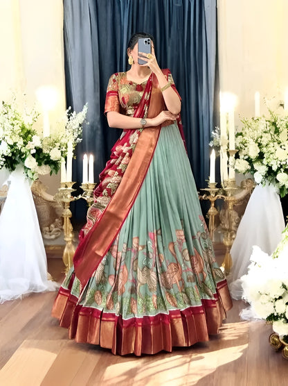 Dolla Silk Patola Lehenga Choli – Diwali Special