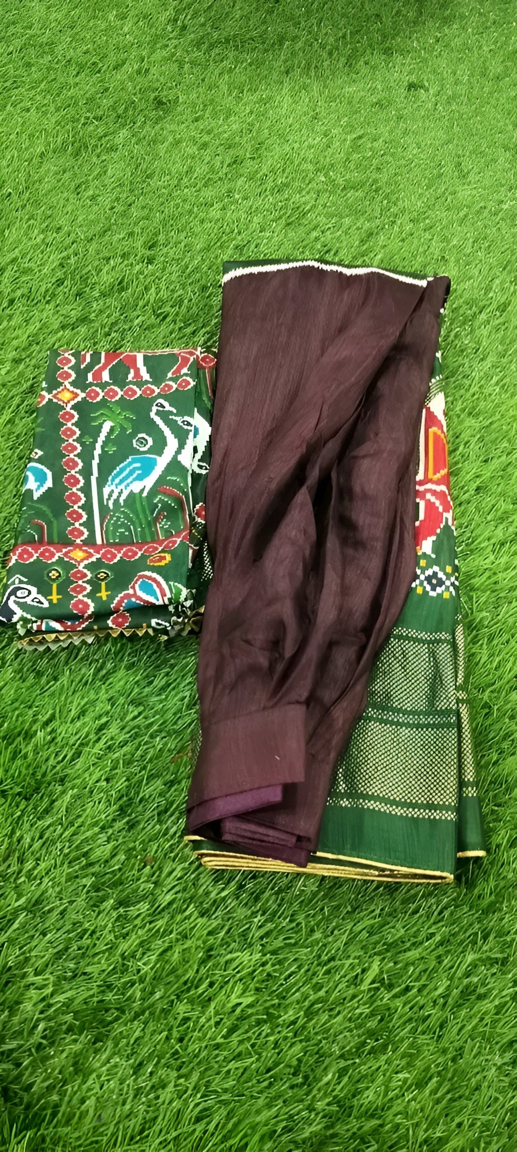 SGS Designer Chandari Silk Lehnga Choli with Jhumka Dupatta – Diwali Special