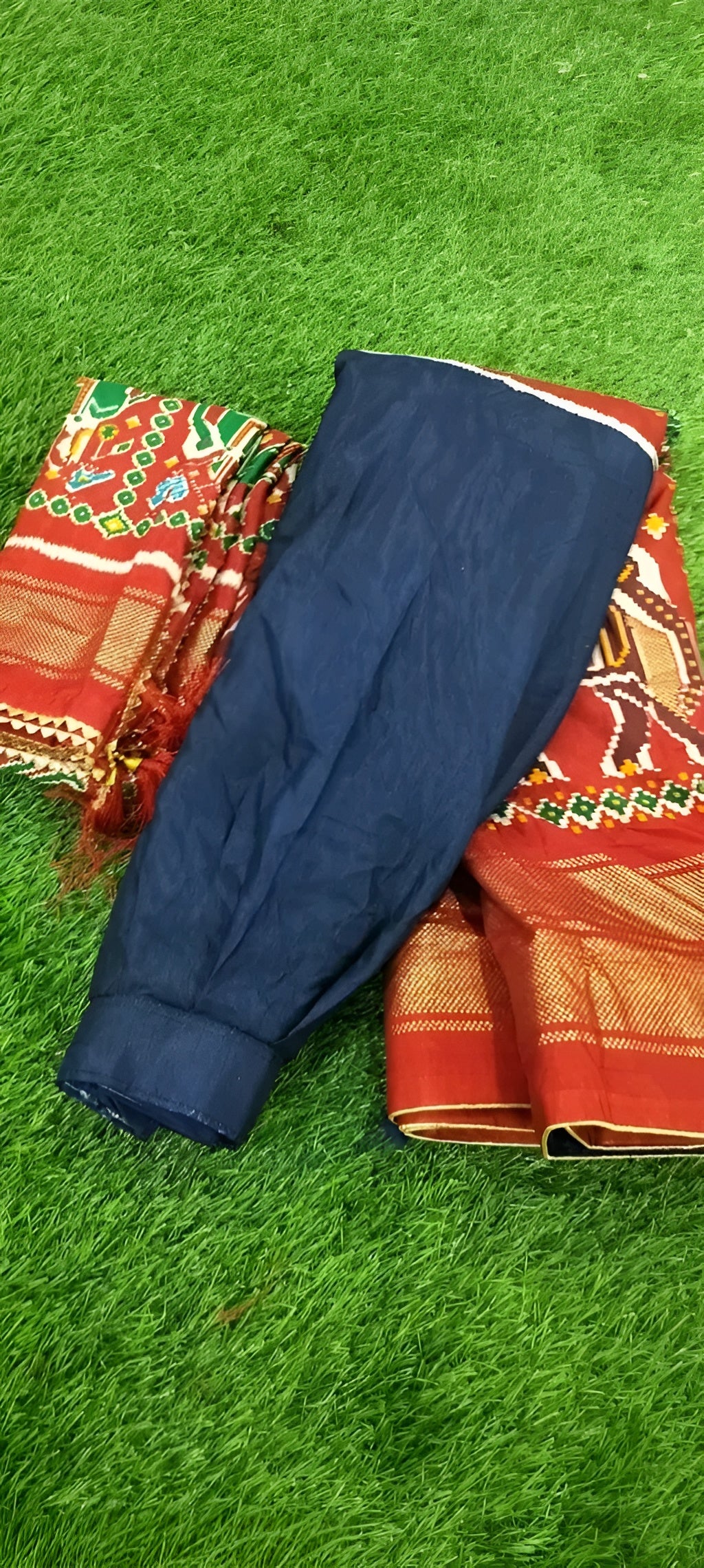 SGS Designer Chandari Silk Lehnga Choli with Jhumka Dupatta – Diwali Special