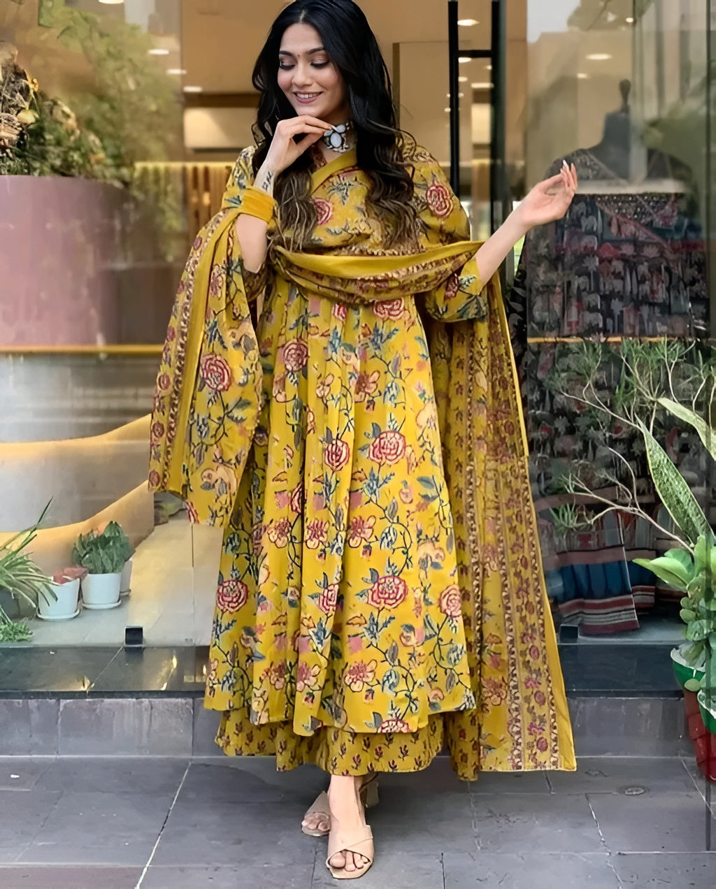 Timeless Bloom: Elegance in Tussar Silk | Diwali Special