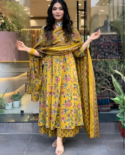 Timeless Bloom: Elegance in Tussar Silk | Diwali Special