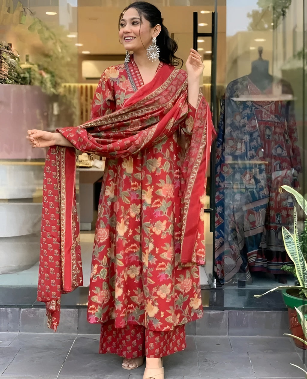 Timeless Bloom: Elegance in Tussar Silk | Diwali Special