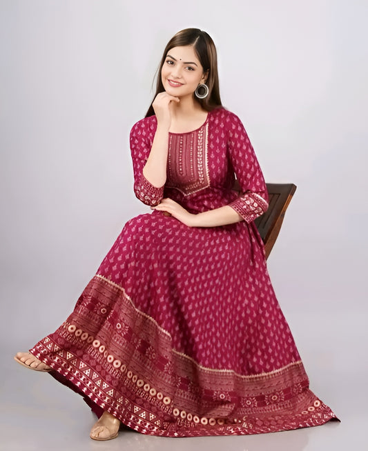Timeless Bloom: Elegance in Tussar Silk | Diwali special