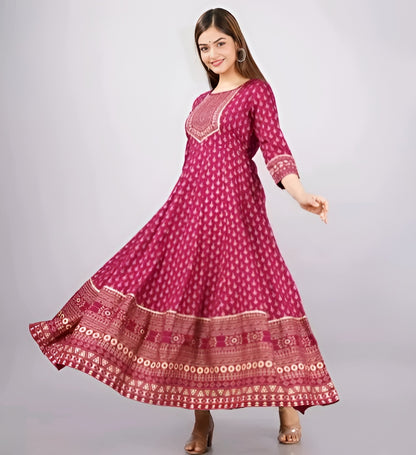 Timeless Bloom: Elegance in Tussar Silk | Diwali special