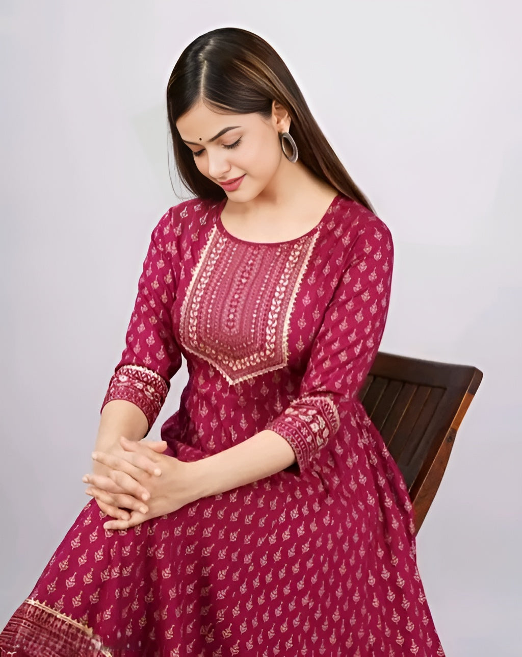 Timeless Bloom: Elegance in Tussar Silk | Diwali special