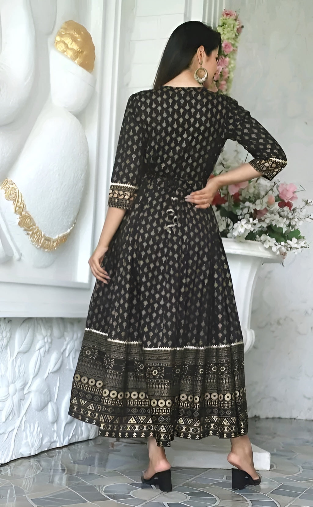 Timeless Bloom: Elegance in Tussar Silk | Diwali special