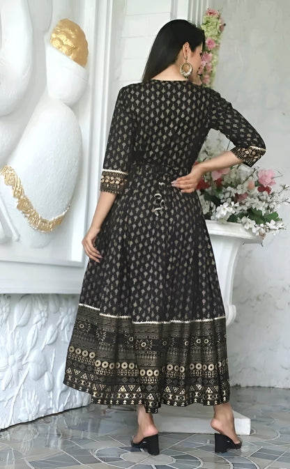 Timeless Bloom: Elegance in Tussar Silk | Diwali special
