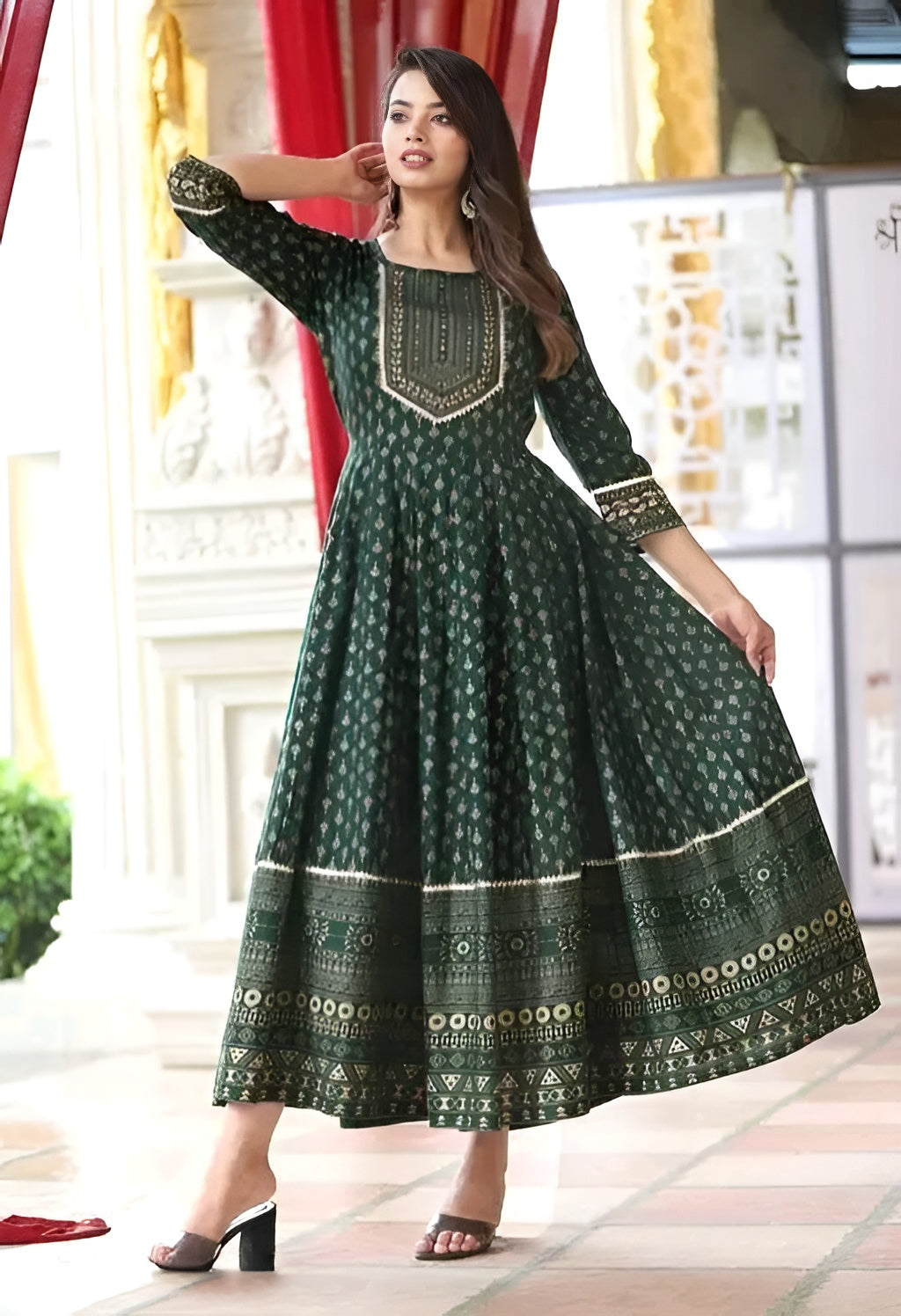 Timeless Bloom: Elegance in Tussar Silk | Diwali special