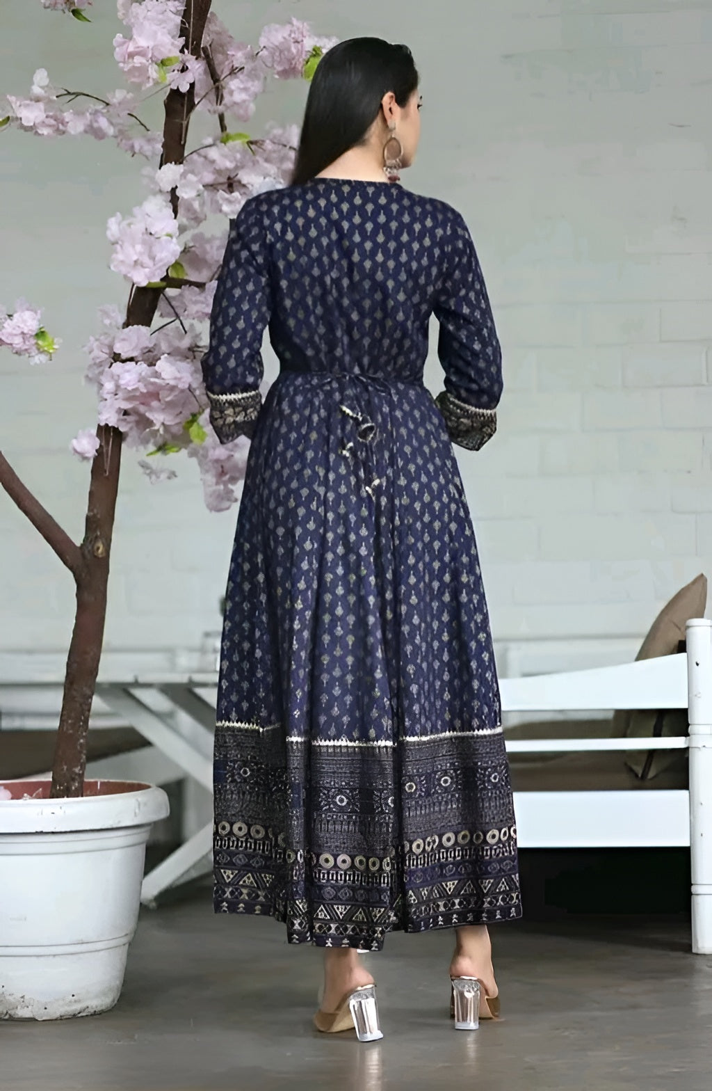 Timeless Bloom: Elegance in Tussar Silk | Diwali special