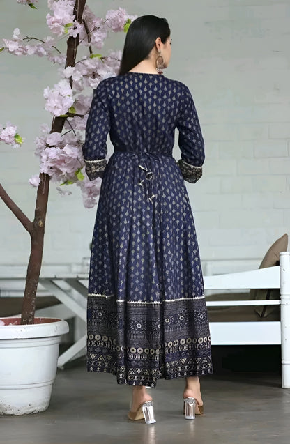 Timeless Bloom: Elegance in Tussar Silk | Diwali special