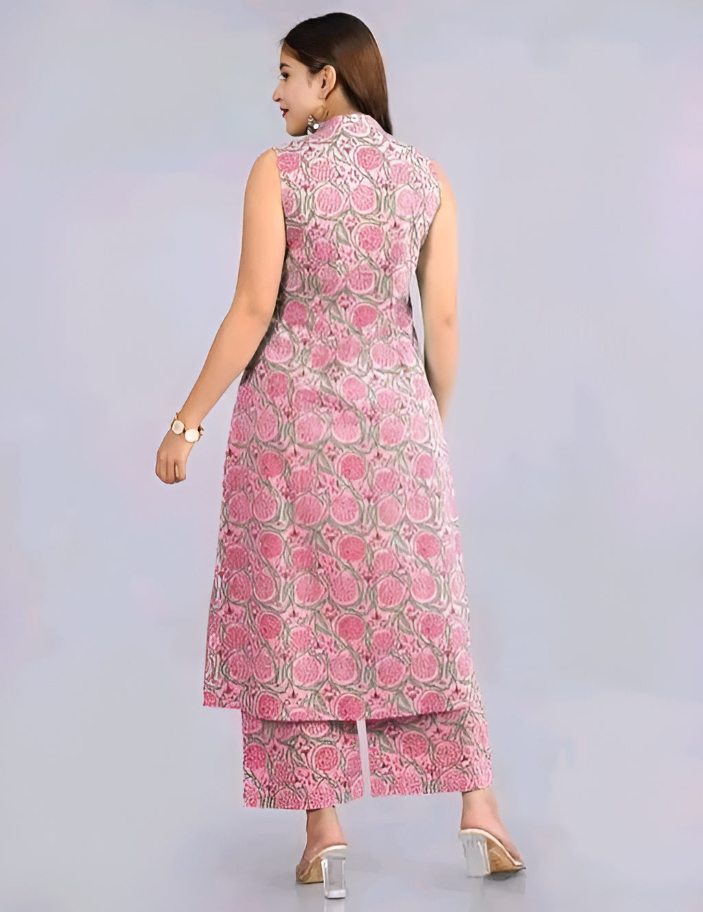 Elegant Rayon Printed Kurta with Matching Palazzos | Diwali special