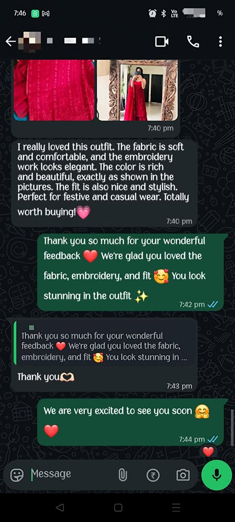 Customer screenshot
