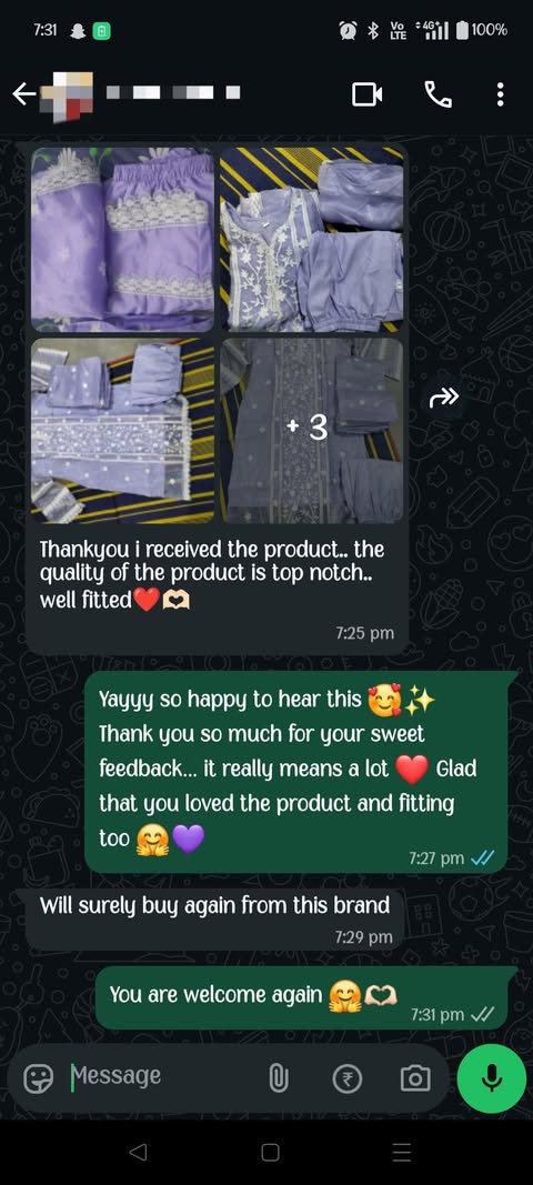 Customer screenshot