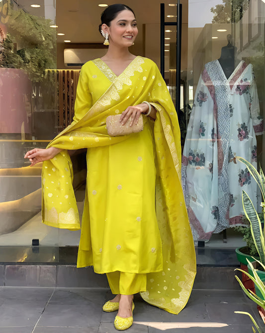 Aakarsha Superior Women Dupatta Sets  - Diwali Special