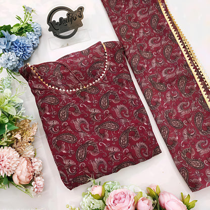 Mystic Bloom Designer Anarkali Kurta Se - Diwali Special