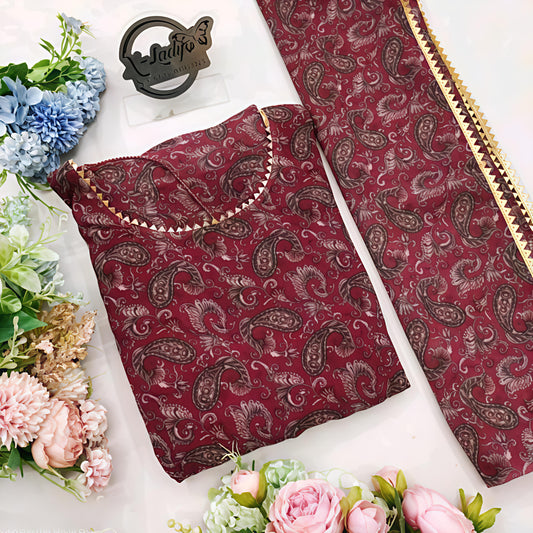 Mystic Bloom Designer Anarkali Kurta Se - Diwali Special