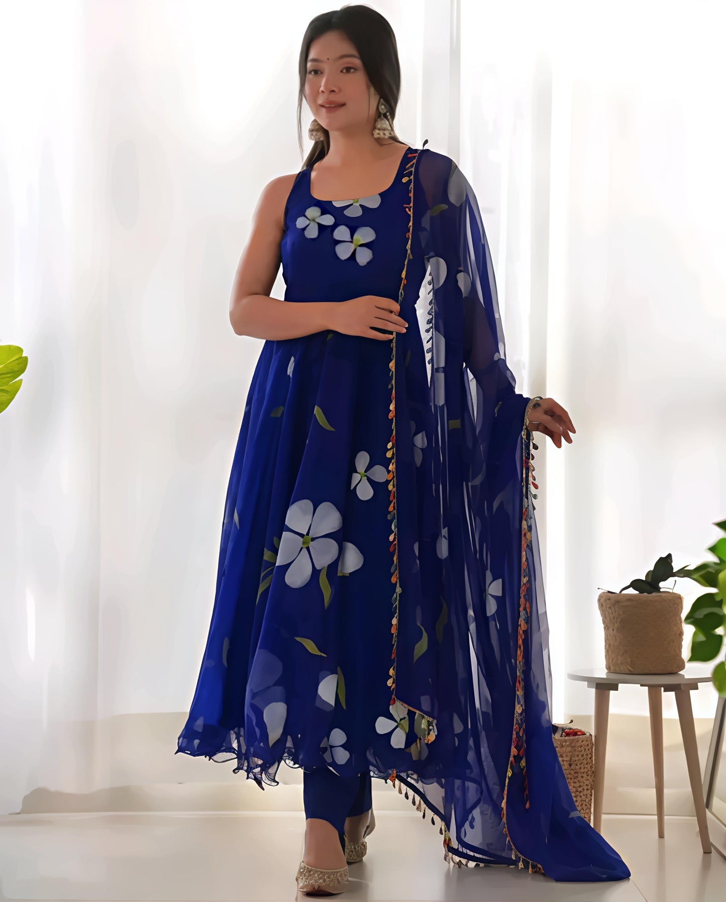 Fency anarkali gown for women - Diwali Special