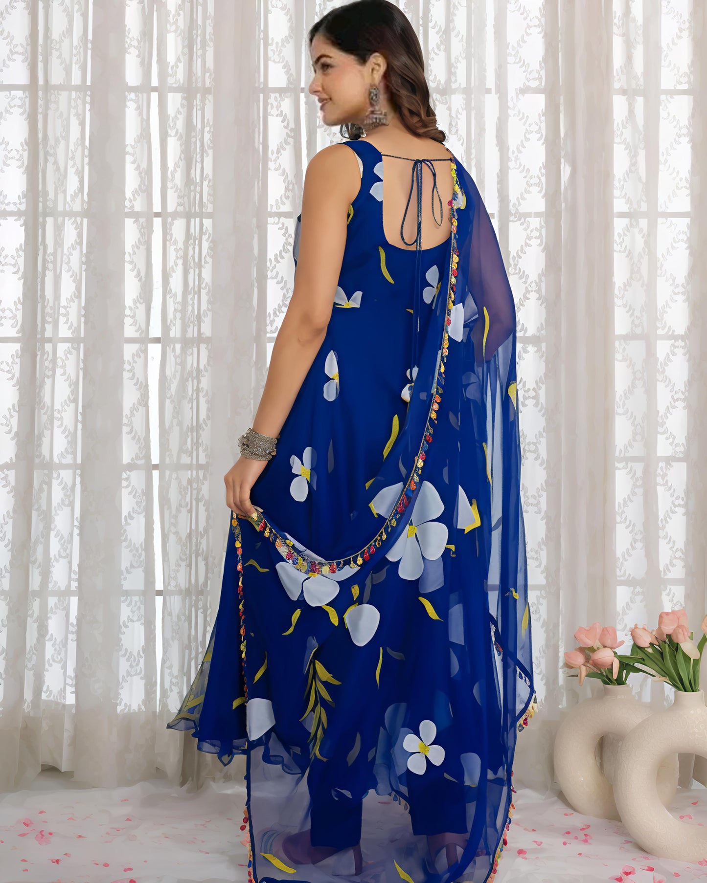 Fency anarkali gown for women - Diwali Special