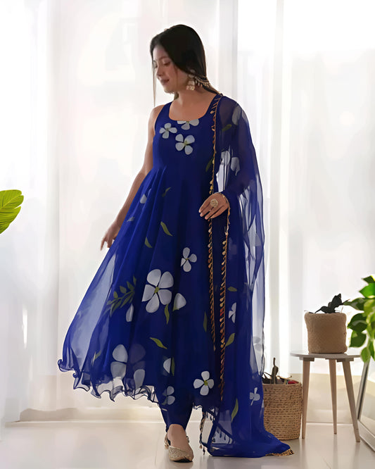 Fency anarkali gown for women - Diwali Special