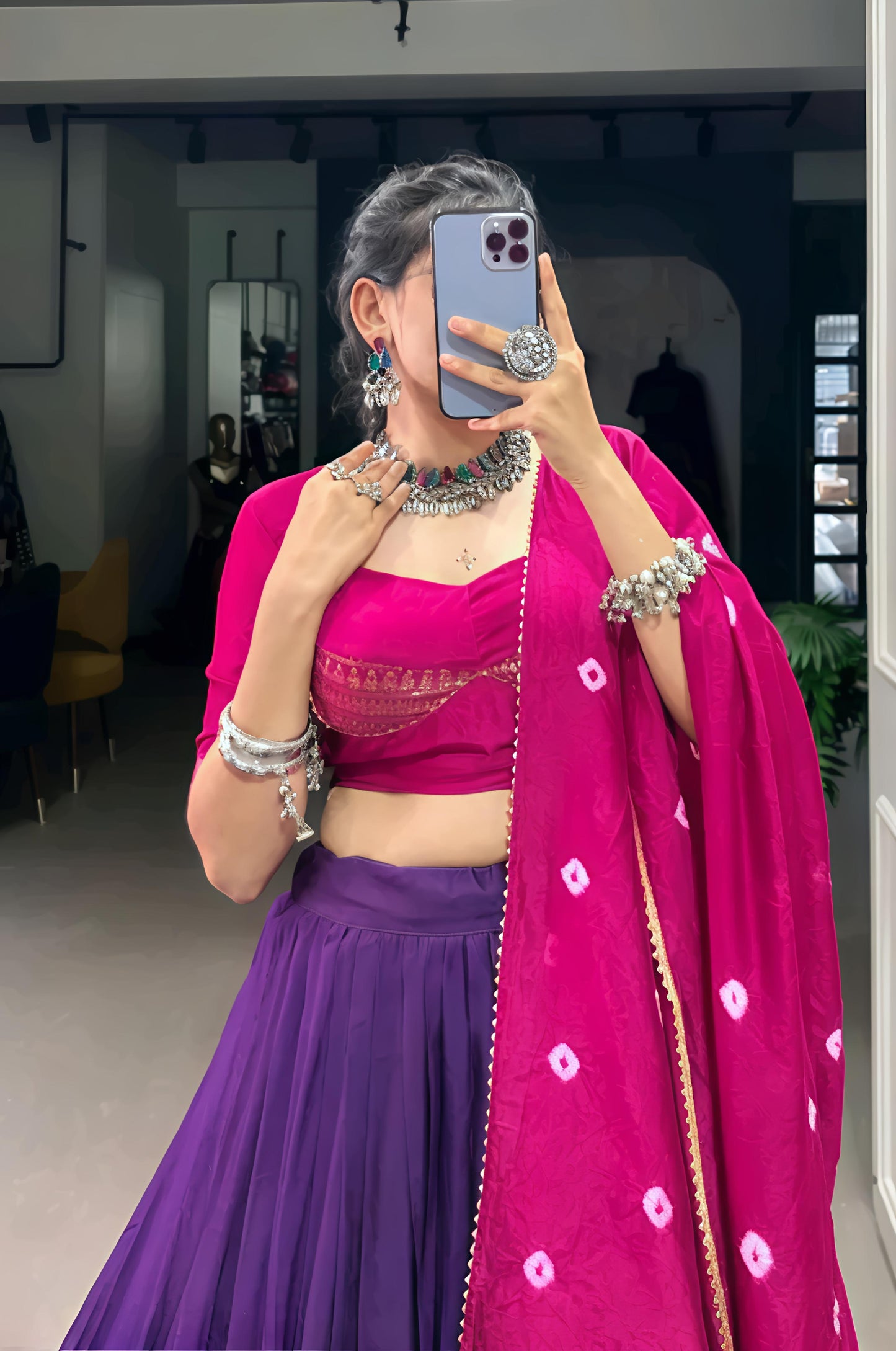 Designer Patola Lehenga with Blouse – Diwali Special