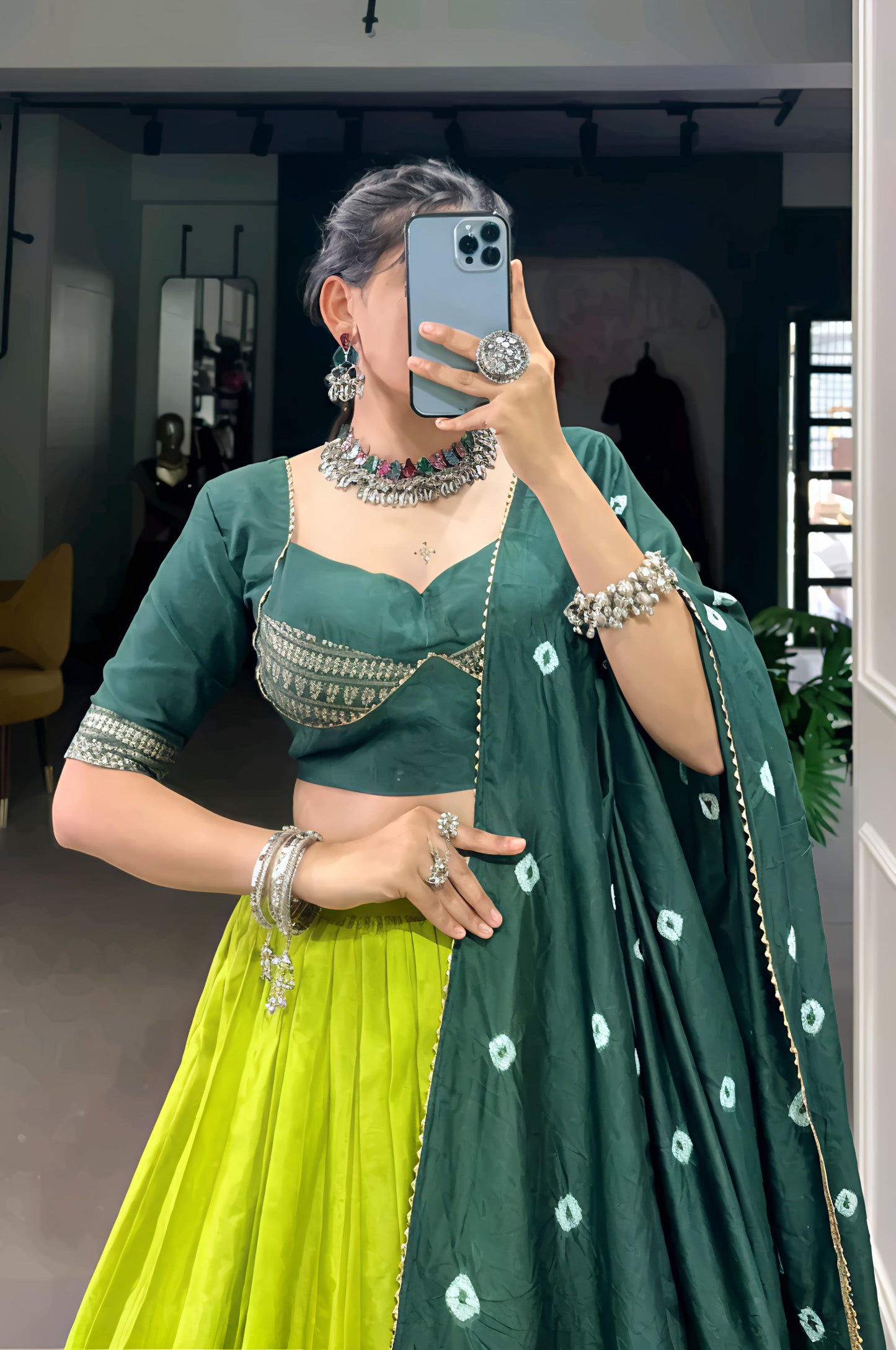 Designer Patola Lehenga with Blouse – Diwali Special