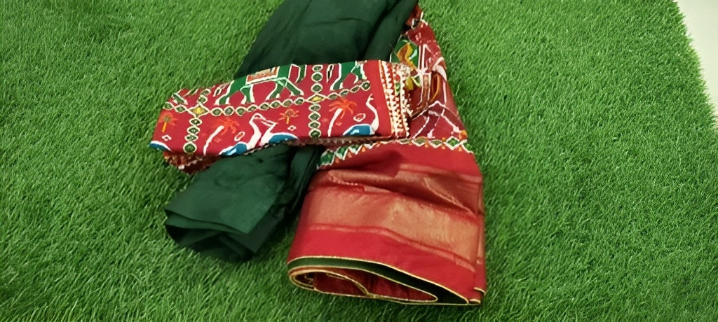 SGS Designer Chandari Silk Lehnga Choli with Jhumka Dupatta – Diwali Special