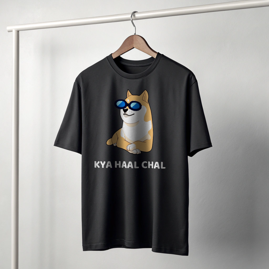 "KYA HAAL CHAL" Oversized T-shirt – Unisex